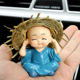 Maxbell Maxbell 4 Pieces Kung Fu Boys Statues for Interior Desk Decor Bedroom Ornaments 6cm Four No Postures