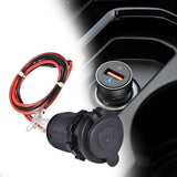 Maxbell Maxbell Car Cigarettes Lighter Socket Female Power Outlet Socket for Marine ATV