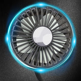 Maxbell Maxbell Dual Head Car Fan Devices 3 Speed Seat Fan for Car Backseat SUV Vehicle