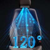 Maxbell Maxbell Electric Car Fan USB Backseat Air Circulation Fan Driving 3 Speeds Adjustable