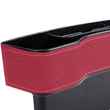 Maxbell Maxbell Generic Car Seat Gap Filler Organizer Auto Accessories for Phones Cards Red Driver Side
