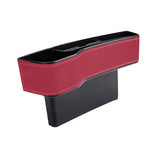 Maxbell Maxbell Generic Car Seat Gap Filler Organizer Auto Accessories for Phones Cards Red Driver Side