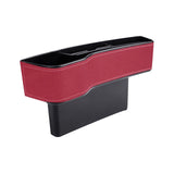 Maxbell Maxbell Generic Car Seat Gap Filler Organizer Auto Accessories for Phones Cards Red Driver Side