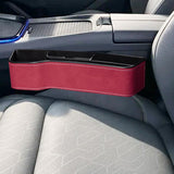 Maxbell Maxbell Generic Car Seat Gap Filler Organizer Auto Accessories for Phones Cards Red Driver Side