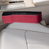 Maxbell Maxbell Generic Car Seat Gap Filler Organizer Auto Accessories for Phones Cards Red Driver Side