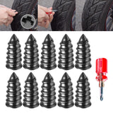 Maxbell Maxbell 10Pcs Tire Repair Rubber Nail Vacuum Tyre Repair Nail for ATV Truck Car 5.5mmx14mm