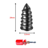 Maxbell Maxbell 10Pcs Tire Repair Rubber Nail Vacuum Tyre Repair Nail for ATV Truck Car 5.5mmx14mm