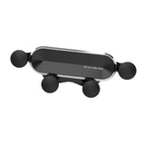 Maxbell Maxbell Generic Car Phone Holder Mount Vent Clip Retractable Clamp Cradle Adjustable black silver
