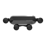 Maxbell Maxbell Generic Car Phone Holder Mount Vent Clip Retractable Clamp Cradle Adjustable black silver