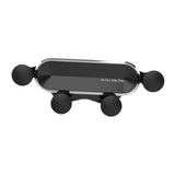 Maxbell Maxbell Generic Car Phone Holder Mount Vent Clip Retractable Clamp Cradle Adjustable black silver