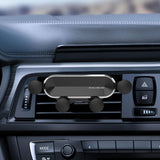 Maxbell Maxbell Generic Car Phone Holder Mount Vent Clip Retractable Clamp Cradle Adjustable black silver