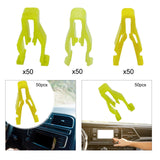 50x Dashboard Trim Clips Multifunctional Car Accessories Retainer Clips 12mmx7mmx21mm