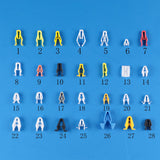 50x Dashboard Trim Clips Multifunctional Car Accessories Retainer Clips 12mmx7mmx21mm
