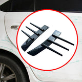 Maxbell Maxbell 2 Pieces Lightweight Automobile Accessory Car Side Vent Apron Stickers Black