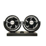 Maxbell Maxbell Generic Car Fan Powerful Double Head Fan for Automobile Indoor Outdoor RV