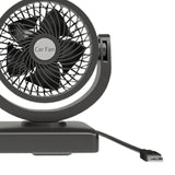 Maxbell Maxbell Generic Car Fan Powerful Double Head Fan for Automobile Indoor Outdoor RV