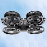 Maxbell Maxbell Generic Car Fan Powerful Double Head Fan for Automobile Indoor Outdoor RV