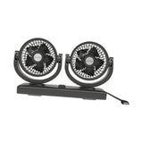 Maxbell Maxbell Generic Car Fan Powerful Double Head Fan for Automobile Indoor Outdoor RV