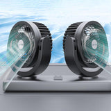 Maxbell Maxbell Generic Car Fan Powerful Double Head Fan for Automobile Indoor Outdoor RV
