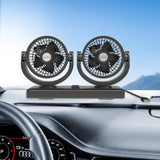 Maxbell Maxbell Generic Car Fan Powerful Double Head Fan for Automobile Indoor Outdoor RV
