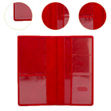 Maxbell Maxbell Car Registration Insurance Card Holder Car Document Holder Organiser Red
