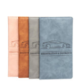 Maxbell Maxbell Car Registration Insurance Card Holder Car Document Holder Organiser Red