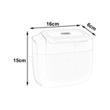 Maxbell Maxbell Car Trash Can Small Garbage Bin Leakproof Car Storage Box for Cars Auto Silver