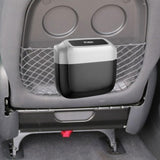 Maxbell Maxbell Car Trash Can Small Garbage Bin Leakproof Car Storage Box for Cars Auto Silver