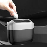 Maxbell Maxbell Car Trash Can Small Garbage Bin Leakproof Car Storage Box for Cars Auto Silver