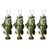 Maxbell Maxbell 4Pcs Generic Fish Car Hanging Ornaments Automotive Accessories Acrylic Signs Style C