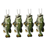 Maxbell Maxbell 4Pcs Generic Fish Car Hanging Ornaments Automotive Accessories Acrylic Signs Style C
