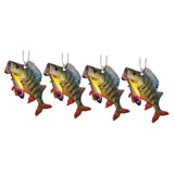 Maxbell Maxbell 4Pcs Generic Fish Car Hanging Ornaments Automotive Accessories Acrylic Signs Style D