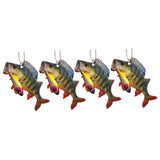 Maxbell Maxbell 4Pcs Generic Fish Car Hanging Ornaments Automotive Accessories Acrylic Signs Style D