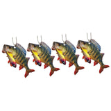 Maxbell Maxbell 4Pcs Generic Fish Car Hanging Ornaments Automotive Accessories Acrylic Signs Style D