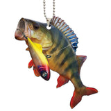 Maxbell Maxbell 4Pcs Generic Fish Car Hanging Ornaments Automotive Accessories Acrylic Signs Style D