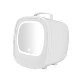 Maxbell Maxbell Skincare Fridge 6L with Led Makeup Mirror Mini Fridge for Food Skincare White Car Home Use