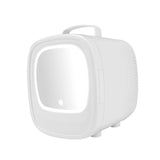 Maxbell Maxbell Skincare Fridge 6L with Led Makeup Mirror Mini Fridge for Food Skincare White Car Home Use