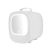 Maxbell Maxbell Skincare Fridge 6L with Led Makeup Mirror Mini Fridge for Food Skincare White Car Home Use