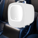 Maxbell Maxbell Skincare Fridge 6L with Led Makeup Mirror Mini Fridge for Food Skincare White Car Home Use