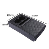 Maxbell Maxbell Center Console Cushion with Cup Holder Phone Holder Middle Console Protector grid