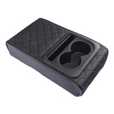 Maxbell Maxbell Center Console Cushion with Cup Holder Phone Holder Middle Console Protector grid