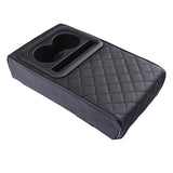 Maxbell Maxbell Center Console Cushion with Cup Holder Phone Holder Middle Console Protector grid