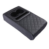 Maxbell Maxbell Center Console Cushion with Cup Holder Phone Holder Middle Console Protector grid