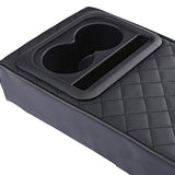 Maxbell Maxbell Center Console Cushion with Cup Holder Phone Holder Middle Console Protector grid