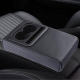 Maxbell Maxbell Center Console Cushion with Cup Holder Phone Holder Middle Console Protector plain