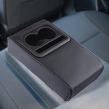 Maxbell Maxbell Center Console Cushion with Cup Holder Phone Holder Middle Console Protector plain