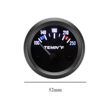 Maxbell Maxbell Water Temperature Gauge 52mm 12V Water Temp Meter for Truck Marine Boat