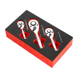 Maxbell Maxbell Stubby Ratchet Wrench Release Drive Socket Small Ratchet Set Mini Wrench Set