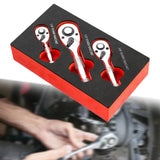 Maxbell Maxbell Stubby Ratchet Wrench Release Drive Socket Small Ratchet Set Mini Wrench Set