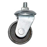 Maxbell 2xGeneric Floor Jack Casters Direct Replace 12mm Stem Horizontal Jack Casters
